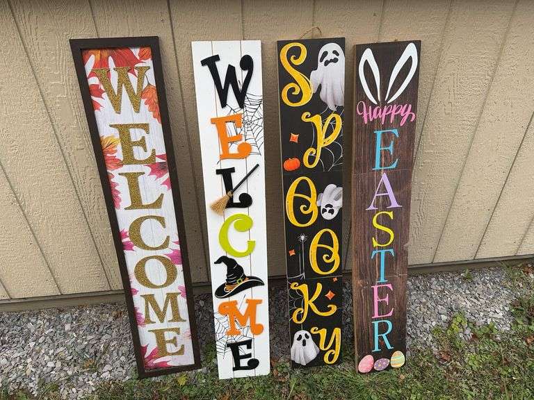 (4) Porch Signs