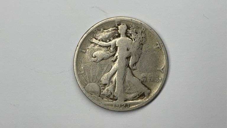 1921-S Walking Liberty Half Dollar