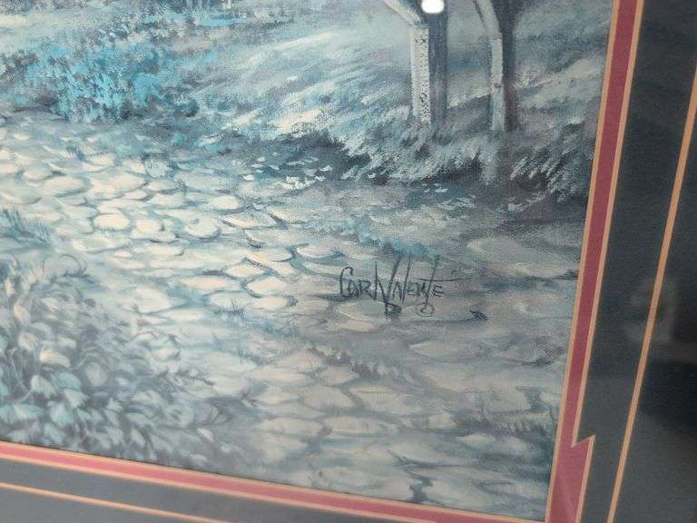 Large framed photo - 43" by 33"