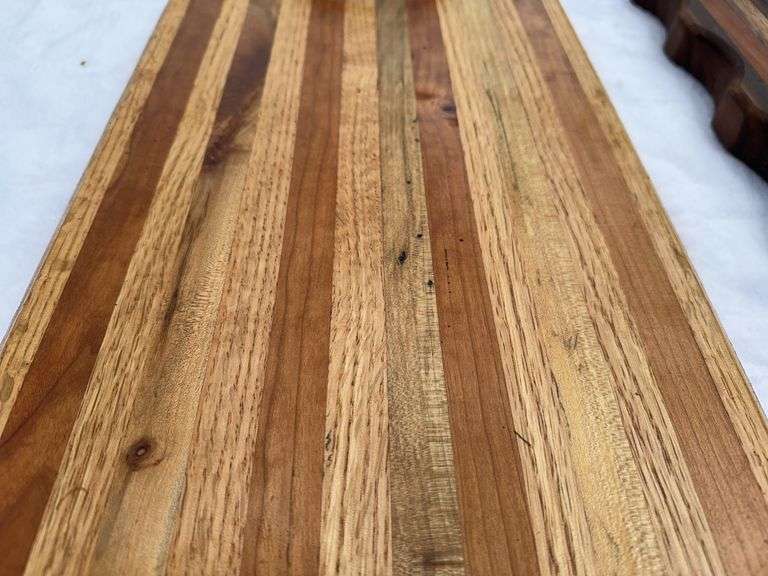 (2) Homemade Wooden Charcuterie Boards