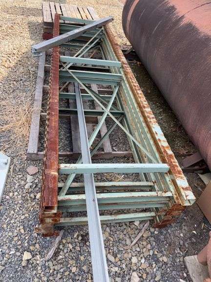 Metal Shelves 36” W 144” L