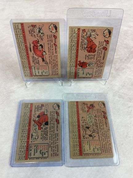 1958 Topps Eddie Mathews, Hoyt Wilhelm, Ashburn, Ted K.