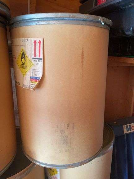 (10) drums of various sizes - some 400 lb.