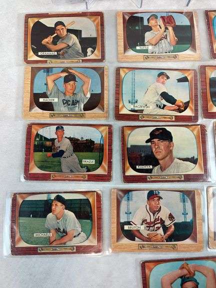 (19) 1955 Bowman Baseball Cards