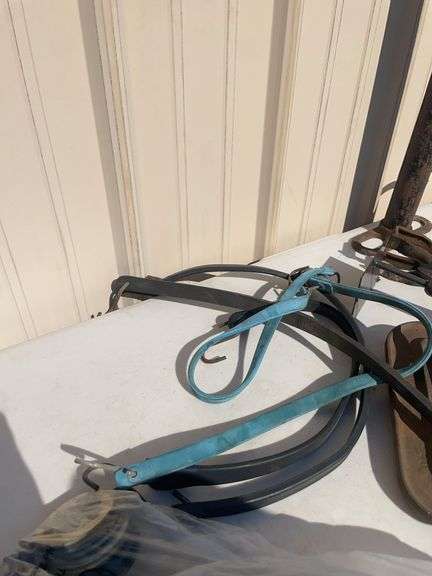 Lot of tools including pump, clamps, file and more