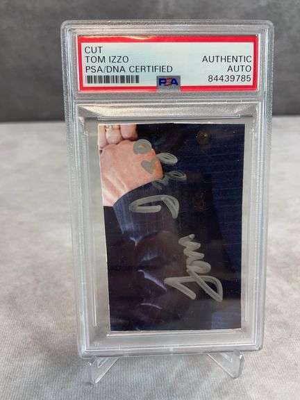 PSA Authentic Cut Autograph Tom Izzo Michigan State