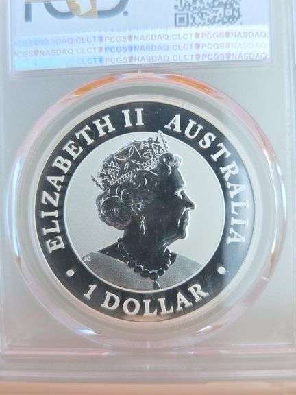 2019P AUSTRALIAN SILVER KOOKABURRA PCGS MS70