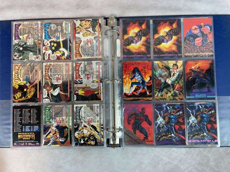 1993 Marvel Masterpieces Complete Set witth Extra Cards
