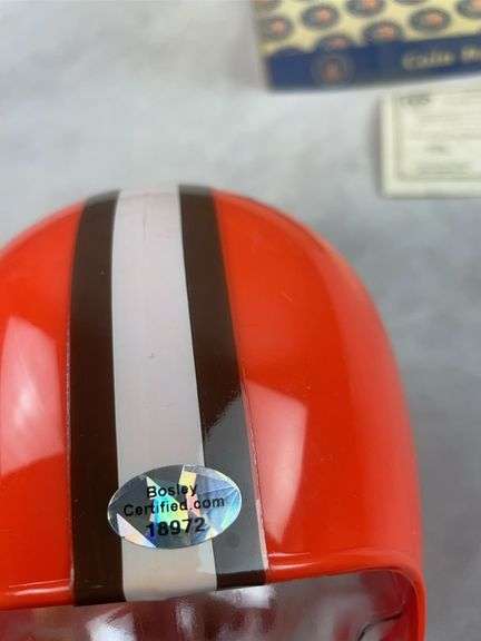 Hanford Dixon & Frank Minnifield Signed Mini Helmet