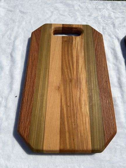 (2) Homemade Wooden Charcuterie Boards