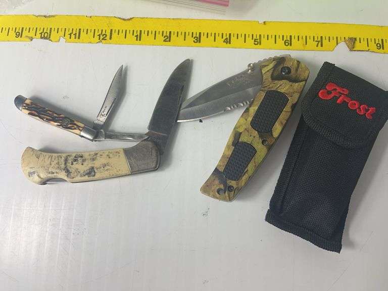 Three Pocket Knives