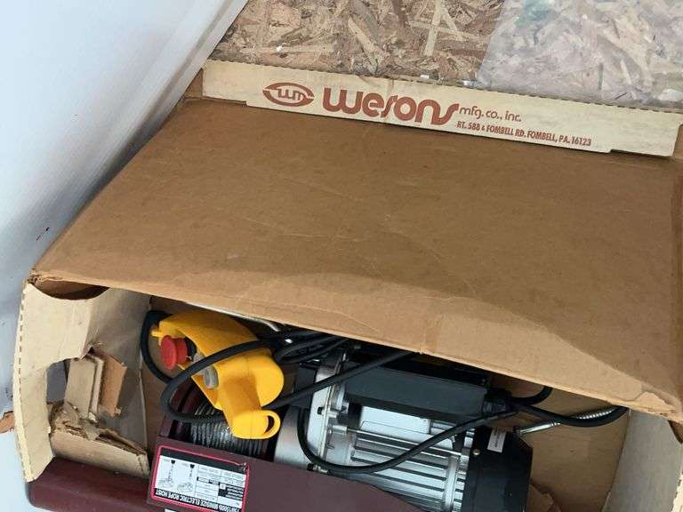 750/1500 Mini Size Electric Rope Hoist