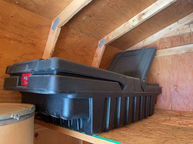 Contico plastic truck bed tool chest