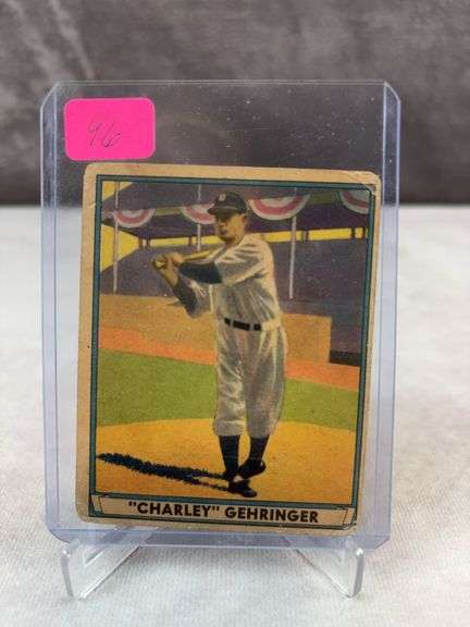 1941 Play Ball: Charley Gehringer, good-VG