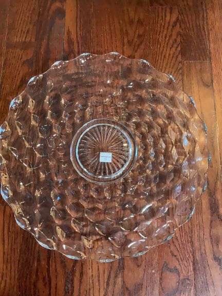 American Fostoria Cake Platter