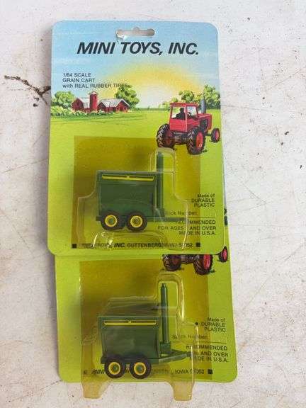 (8) Mini Toys farm equipment toys - 1/64 scale