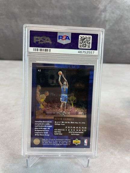 1995 SP Championship #62 Kevin Garnett RC PSA 8