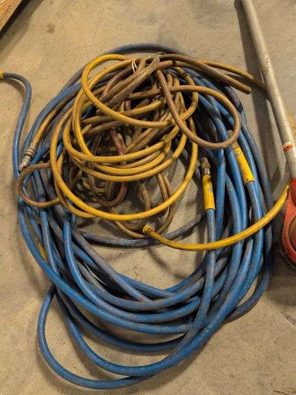 Ridgid pipe ratchet and air hoses