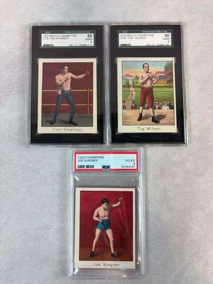 3 Card Mecca Graded Boxing Lot
