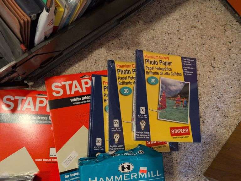 Assortment of paper products - some new