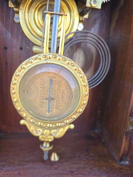 F. KROEBER LEGHORN 1882 WINDUP MANTLE CLOCK WORKS