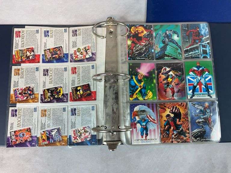 1993 Marvel Masterpieces Complete Set witth Extra Cards
