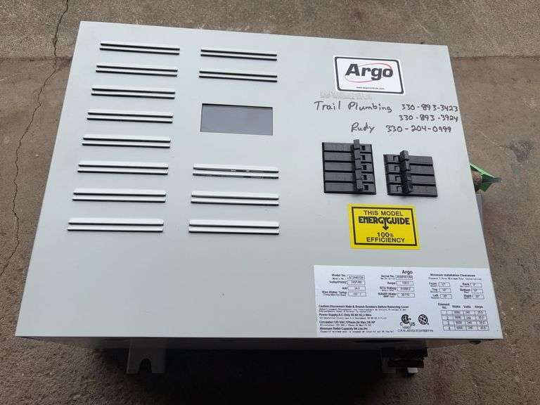 Argo  Electric Boiler ,Can Use For Heating Floors ,(Only Used For 2 Months !!)