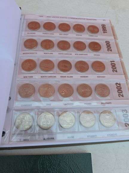 133 STATE QUARTERS IN 2 ALBUMS