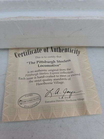 BACHMANS PITTSBURGH STEELERS TRAIN LOCOMOTIVE