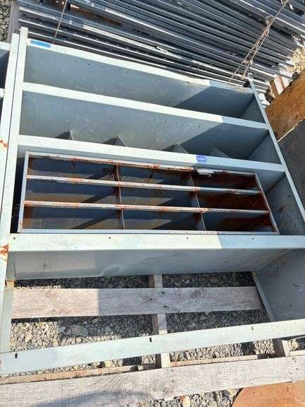 Metal Shelves/ Bins