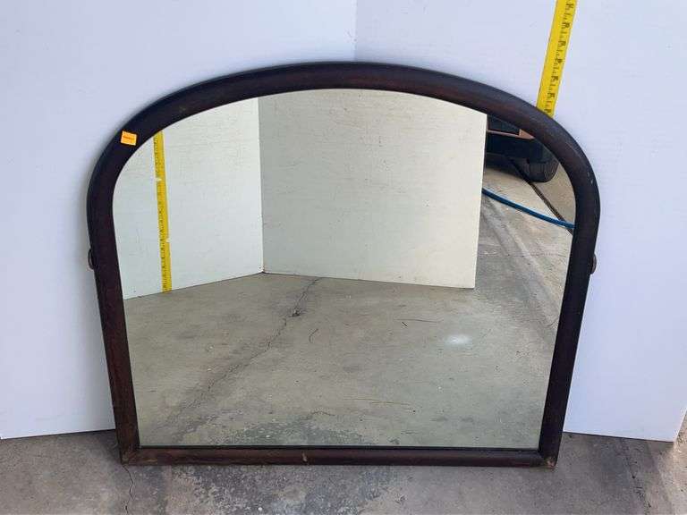 28” x 30” Walnut Framed Mirror