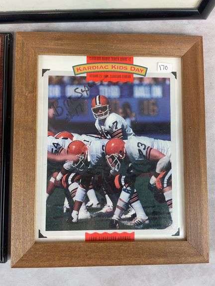Bernie Kosar & Brian Sipe Signed Photos - Kosar & Byner Signed Poster