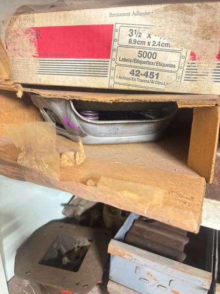 Metal File Cabinet w/8N &. 9N Parts including Sherman Transmission