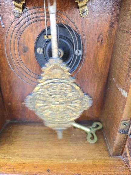 INGRAHAM AMULET 1886 MANTLE CLOCK WORKS