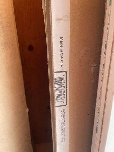 (28) sheets of drywall, misc. plywood