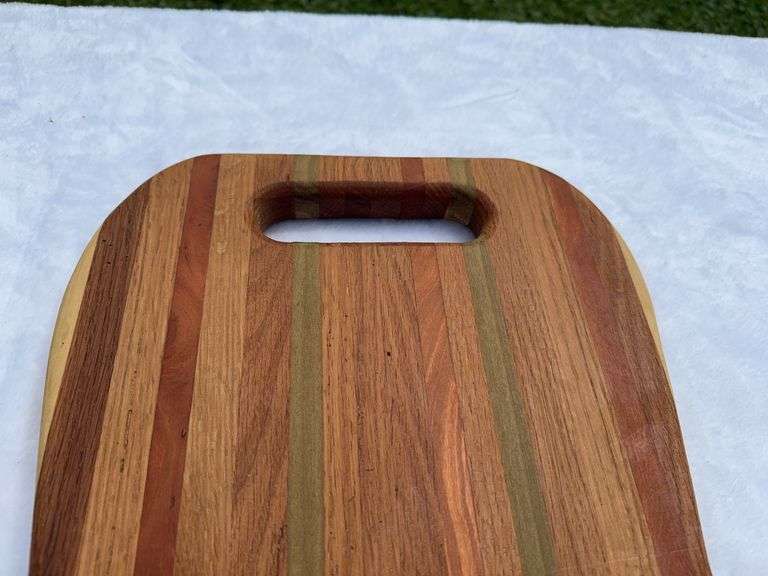 (2) Homemade Wooden Charcuterie Boards