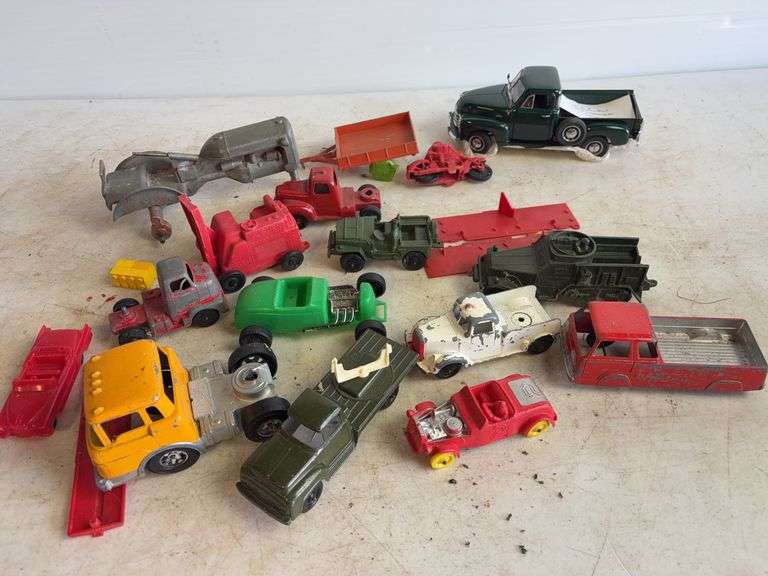 Tote of hand saws and clamps