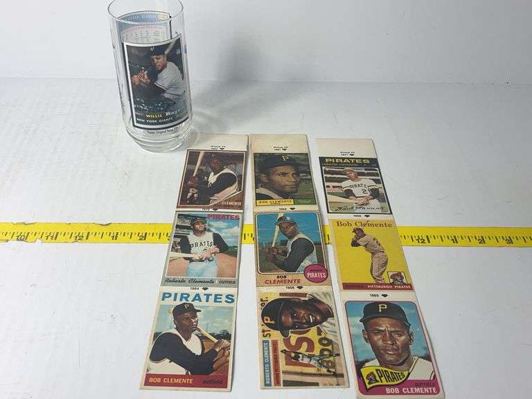 Older Promotional Clemente Stickers & Glass
