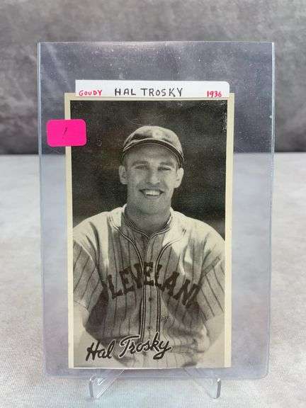 Goudey 1936 Wide Pen Hal Trosky