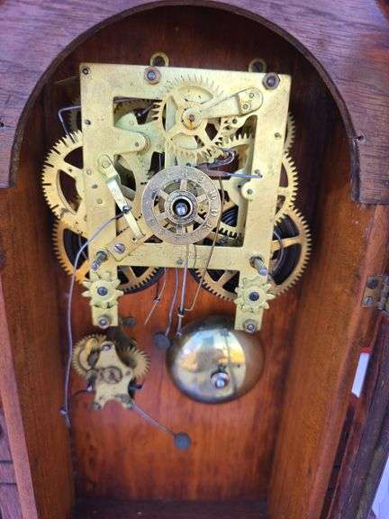 GEORGE OWEN CLOCK CO. 1880 WORKS NEEDS CHIME CONNECTED
