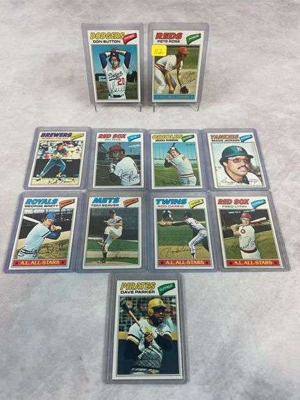 1977 Star baseball group of 11 , no duplicates