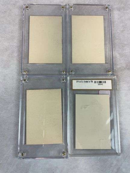 1947 Bond Bread, 4 cards, including Jonny Mize, graded 10