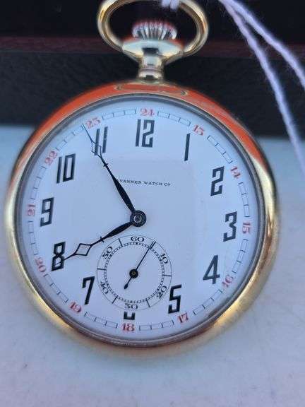 TAVANNES SWISS RAILROAD 15 JEWEL WINDUP POCKET WATCH WORKS