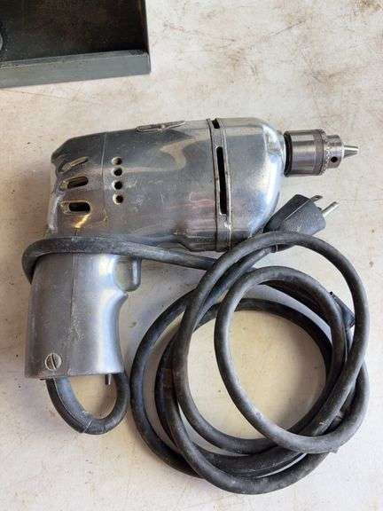 (3) tool boxes with electrical supplies, saw, drill and sand kit, and wrenches