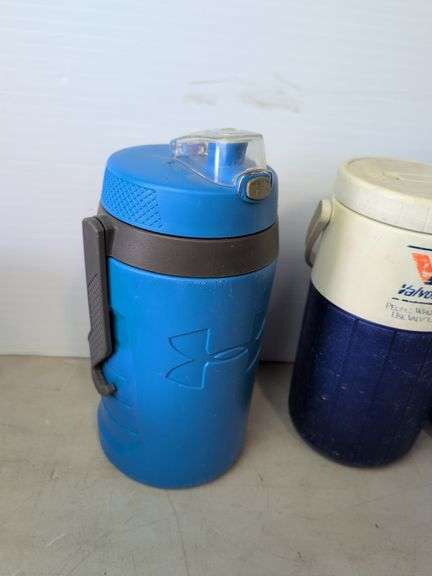 (2) Coleman and (1) Under Armour water jugs