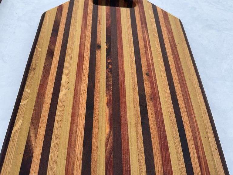 (2) Homemade Wooden Charcuterie Boards