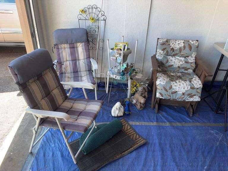 Outdoor Items , Lawn Decor , Shepherds Hook , Lawn Chairs