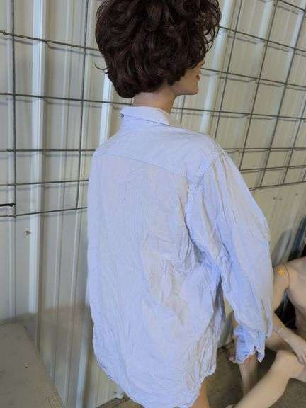 Life-size female mannequin with wig - standing position - 70" tall