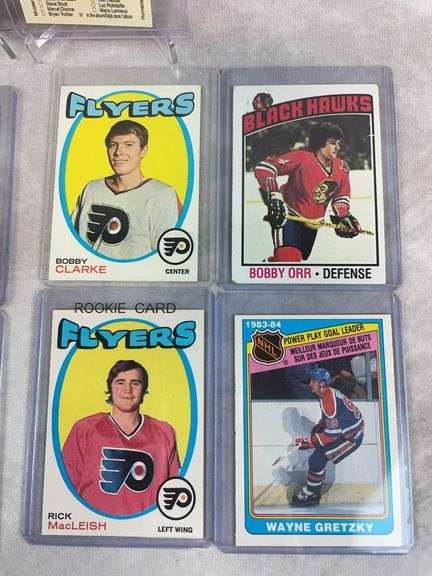 Vintage Hockey lot of 10 w/ Howe, Orr, Lemieux, Clarke, Gretzky, Messier, Plante
