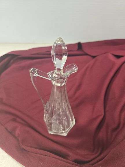 FOSTORIA CRYSTAL DANDELIONS CRUET